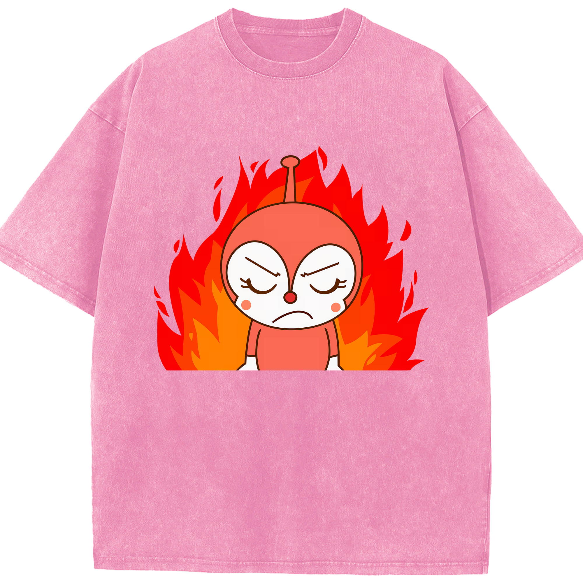 （画像用） アンパンマン Anpanman 綿100% ヴィンテージ風 半袖Tシャツ（フロントプリント）